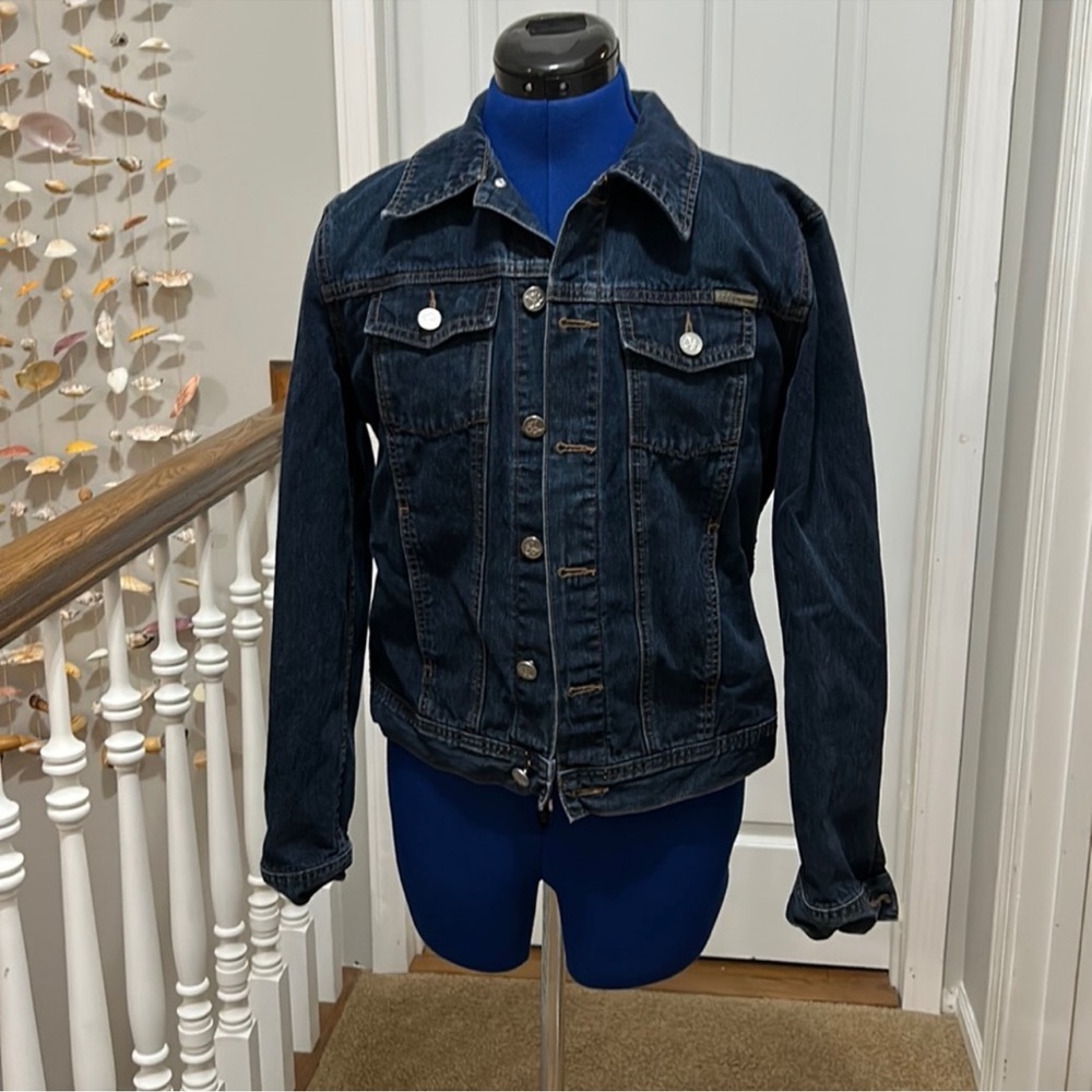 🔹CK Dark Blue Denim Jacket🔹